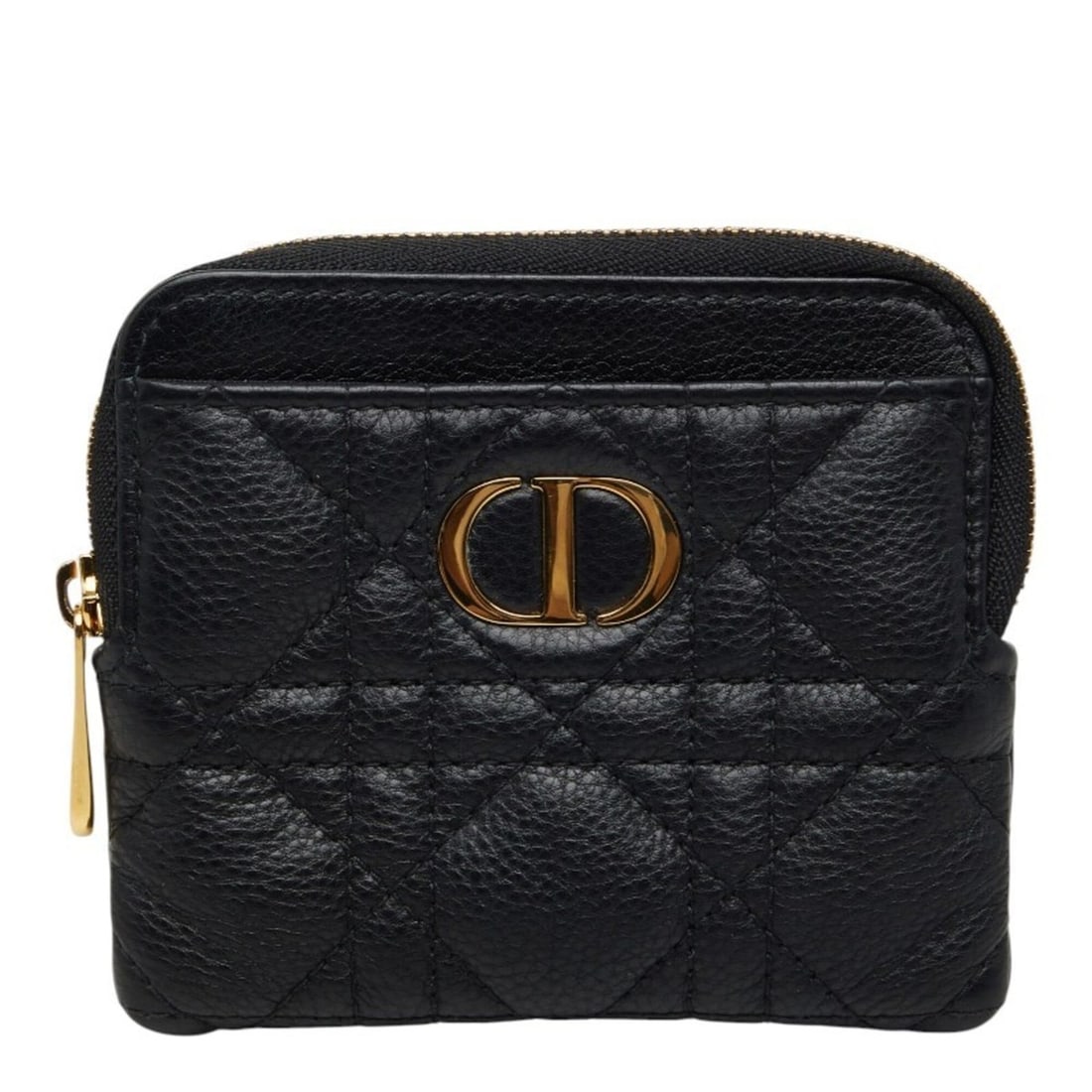 Christian Dior Dior Cannage Caro Lavender Wallet Coin Purse S5177UWHC-M900 Black Calfskin Women's: --- Catalog ---Category: SizeSize (HxWxD): 10cm x 11cm x 1cm / 3.93'' x 4.33'' x 0.39''Category: DesignType: Coin purse/coin caseColor: BlackGender: WomenMaterial: Leather Leather/Fur Type: CalfskinCa