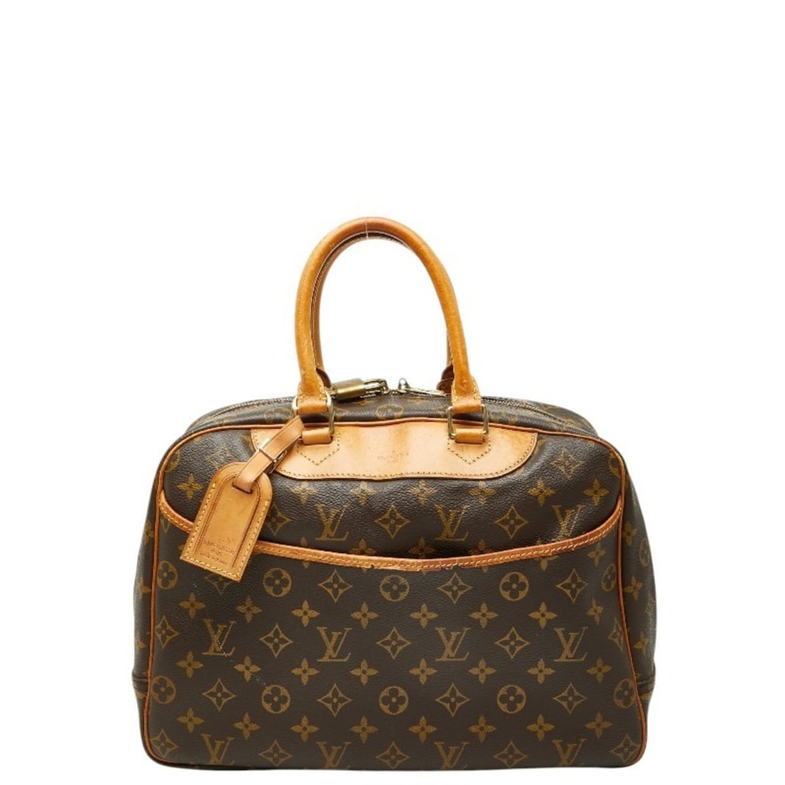 Louis Vuitton Monogram Deauville Handbag M47270 Brown Leather Women's LOUIS VUITTON: --- Catalog ---Category: SizeSize (HxWxD): 24cm x 34cm x 14cm / 9.44'' x 13.38'' x 5.51''Category: DesignType: HandbagColor: BrownGender: WomenMaterial: PVC , Leather Category: GeneralMPN: M47270Brand