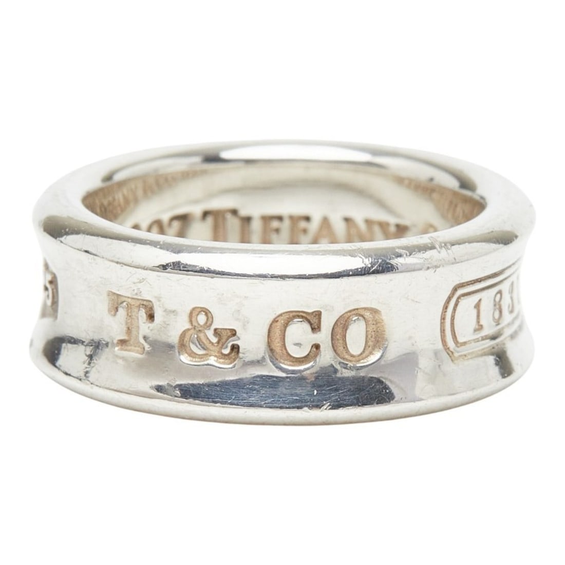 Tiffany & Co. 1837 Narrow Ring, Sterling Silver (SV925), Women's Ring.: --- Catalog ---Category: SizeJP Size: 7US Size: 4Category: DesignType: Band ringGender: WomenMaterial: Silver 925Category: GeneralBrand: Tiffany--- Item List ---Section: ConditionRanking: Rank AB Used