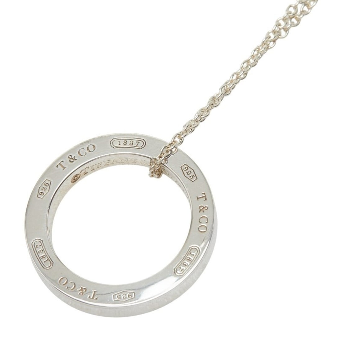Tiffany & Co. 1837 Circle Necklace, SV925 Silver, Women's.: --- Catalog ---Category: SizePendant Size: 17.5mm x 17.5mm / 0.68'' x 0.68''Neck Circumference: 40 cm / 15.74''Category: DesignGender: WomenMaterial: Silver 925Necklace Type: NecklaceCategory: General