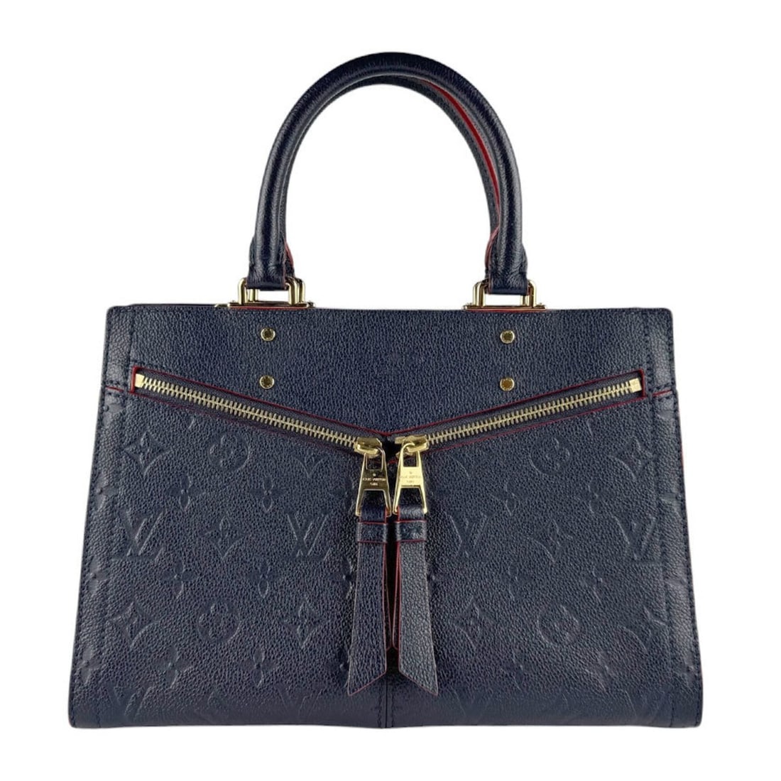 Louis Vuitton LOUIS VUITTON Handbag Shoulder Bag Monogram Empreinte Three PM Marine Rouge Women's (1 of 14)