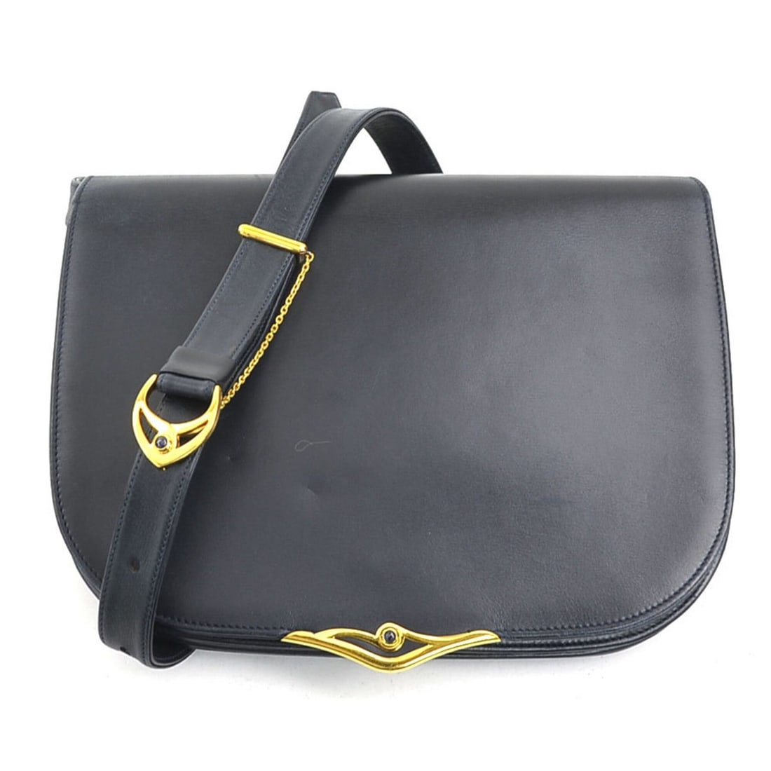 Cartier CARTIER Shoulder Bag Leather Navy Gold Women's e61805a: --- Catalog ---Category: SizeSize (HxWxD): 15.5cm x 21.7cm / 6.1'' x 8.54''Category: DesignType: Shoulder bagColor: NavyGender: WomenMaterial: Leather Hardware Color: GoldCategory: GeneralBrand: Carti