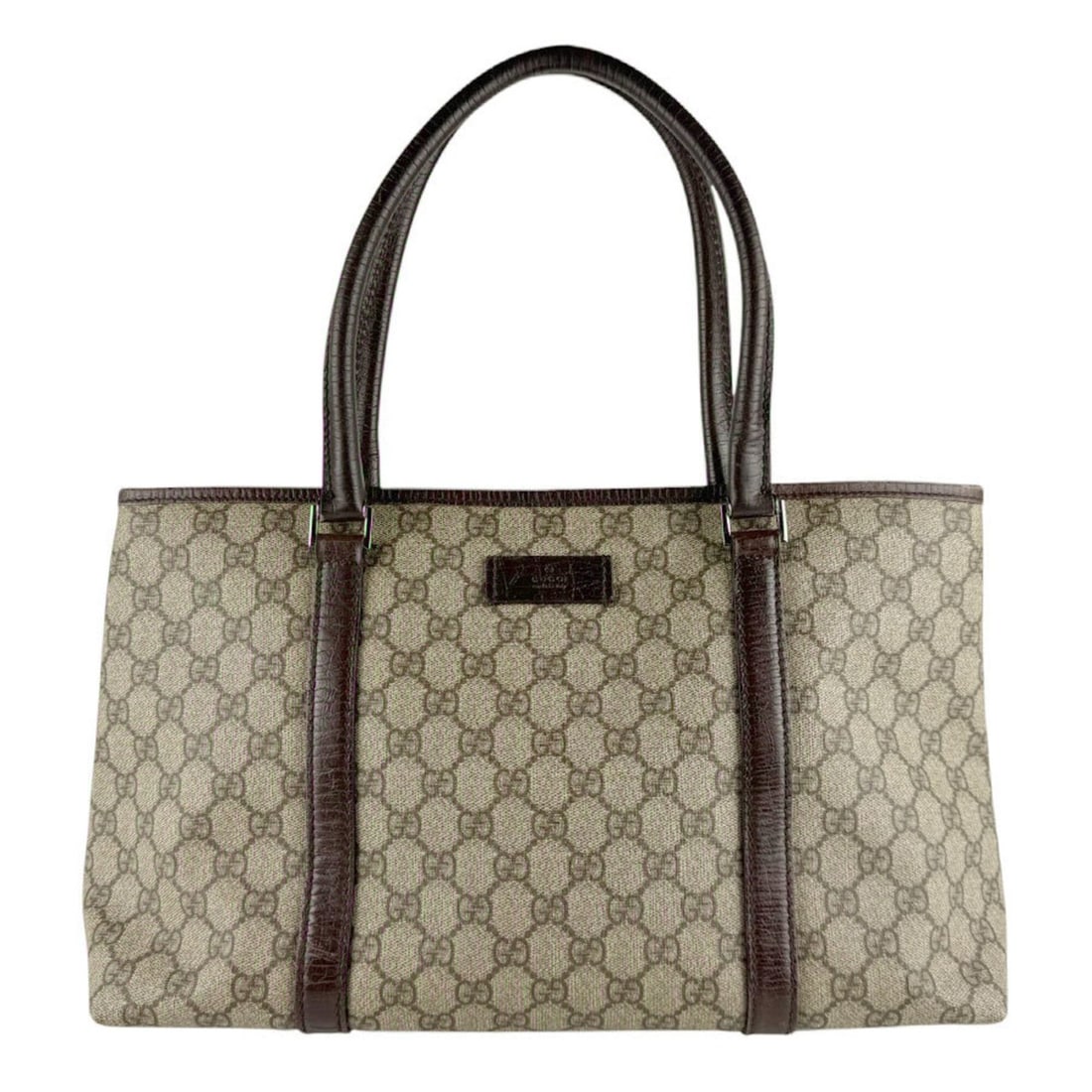 Gucci GUCCI Shoulder Bag Tote GG Supreme Canvas Brown Women's 114595 z9460: --- Catalog ---Category: SizeSize (HxWxD): 24cm x 37cm x 14cm / 9.44'' x 14.56'' x 5.51''Category: DesignType: Shoulder bag, Tote bagColor: BrownGender: WomenMaterial: GG Supreme Category: GeneralMPN: