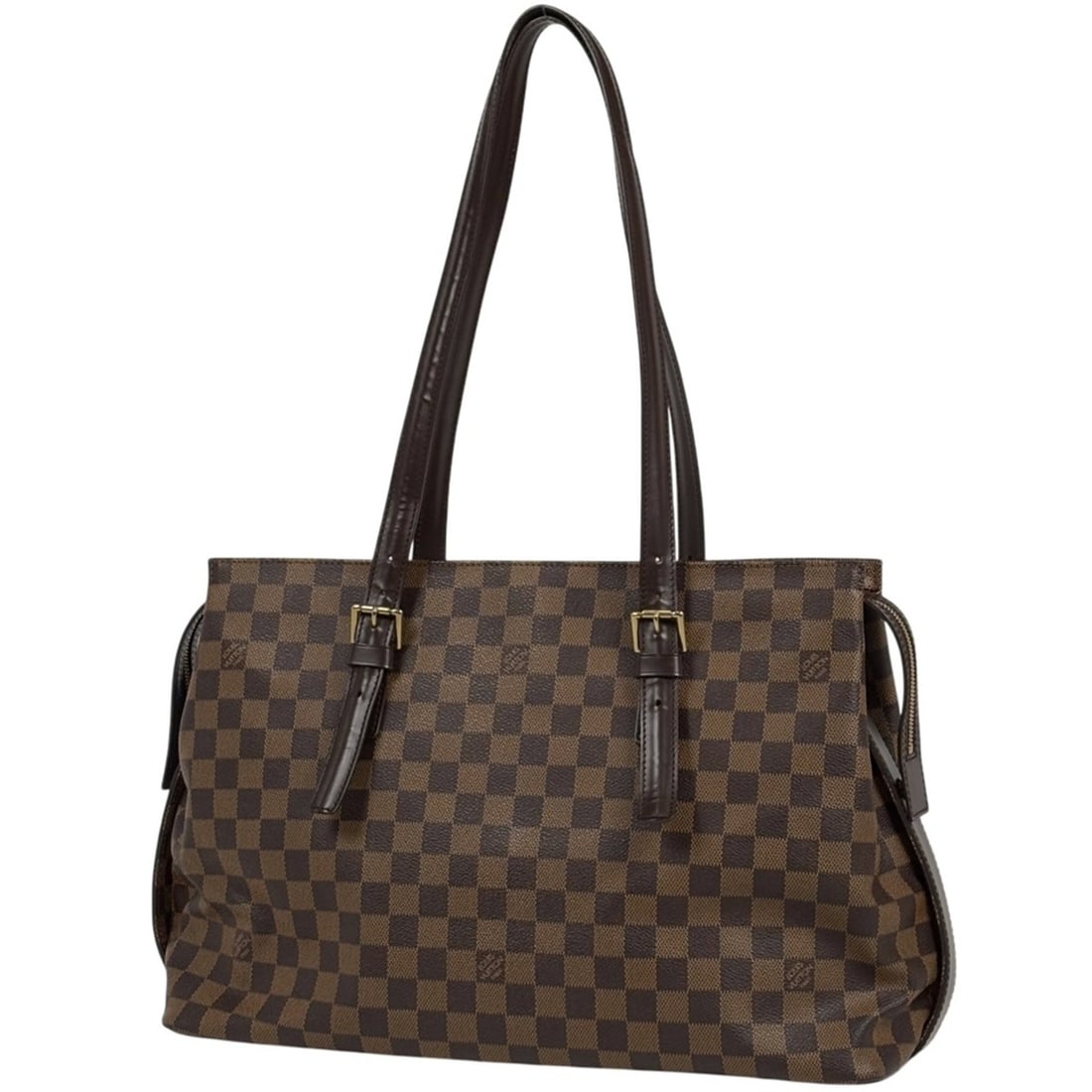 Louis Vuitton Chelsea Tote Bag, Damier Brown, N51119, Women's: --- Catalog ---Category: SizeSize (HxWxD): 27cm x 41cm x 15cm / 10.62'' x 16.14'' x 5.9''Category: DesignType: Tote bagColor: BrownGender: WomenMaterial: Damier Canvas Category: GeneralBrand: Louis Vu