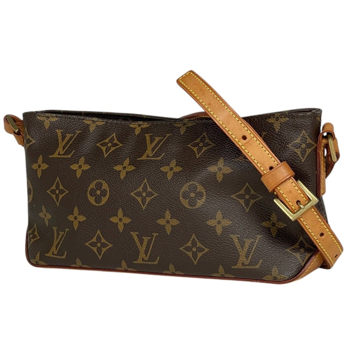 Louis Vuitton Trotteur Shoulder Bag, Monogram Brown, M51240, Women's: --- Catalog ---Category: SizeSize (HxWxD): 12cm x 23cm x 7cm / 4.72'' x 9.05'' x 2.75''Category: DesignType: Shoulder bagColor: BrownGender: WomenMaterial: Monogram Category: GeneralBrand: Louis Vuitt