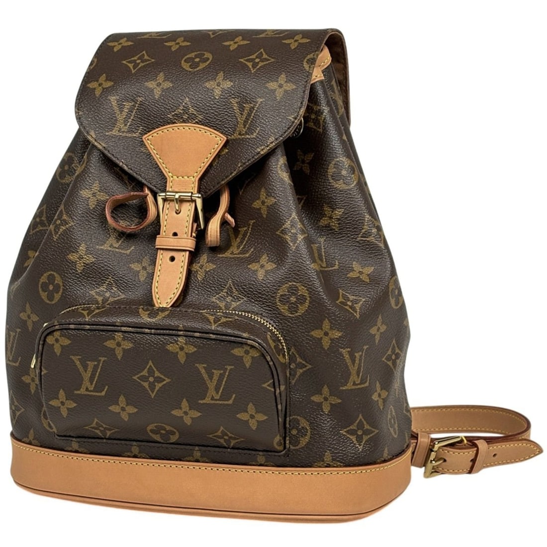 Louis Vuitton Montsouris MM Backpack, Monogram Brown, M51136, Women's: --- Catalog ---Category: SizeSize (HxWxD): 30cm x 25cm x 12cm / 11.81'' x 9.84'' x 4.72''Category: DesignType: BackpackColor: BrownGender: WomenMaterial: Monogram Category: GeneralBrand: Louis Vuitton