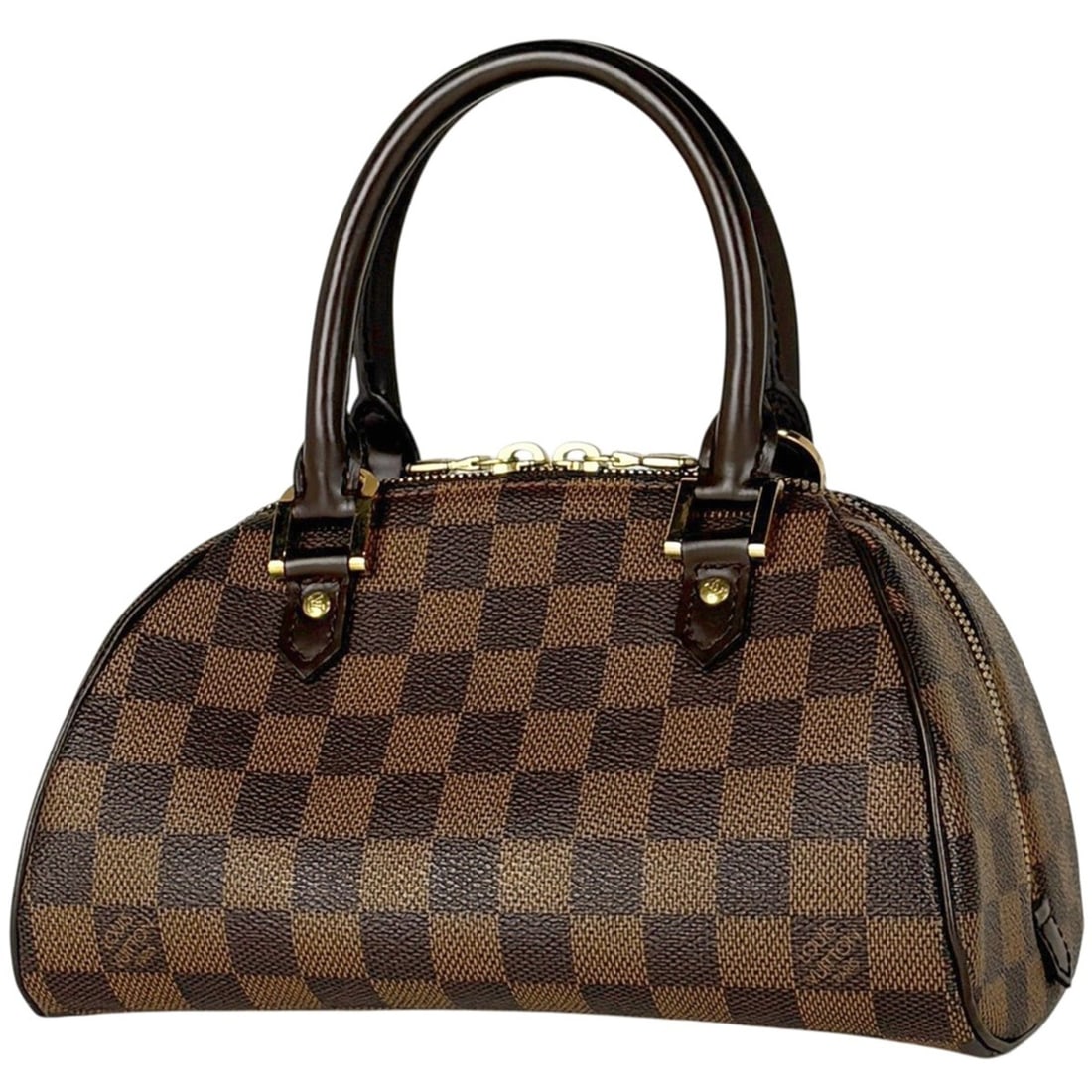 Louis Vuitton Rivera Mini Handbag, Damier Brown, N41436, Women's: --- Catalog ---Category: SizeSize (HxWxD): 13cm x 23cm x 12cm / 5.11'' x 9.05'' x 4.72''Category: DesignType: HandbagColor: BrownGender: WomenMaterial: Damier Canvas Category: GeneralBrand: Louis Vuit