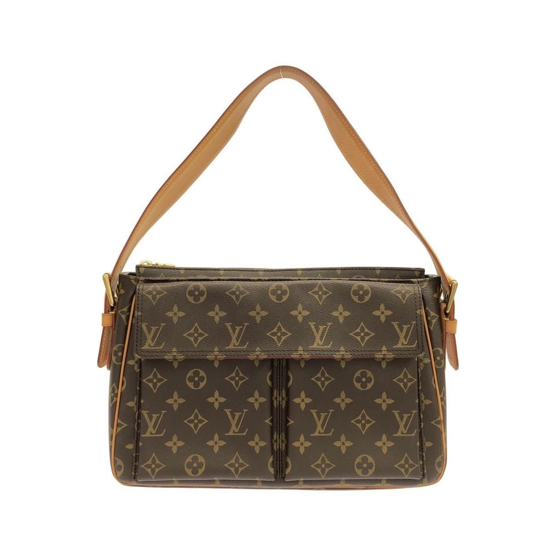 Louis Vuitton Monogram Viva Cite GM M51163 Shoulder Bag: --- Catalog ---Category: SizeSize (HxWxD): 23cm x 33cm x 10cm / 9.05'' x 12.99'' x 3.93''Category: DesignType: Shoulder bagColor: MarronGender: WomenMaterial: Coated canvas Hardware Color: GoldCategor