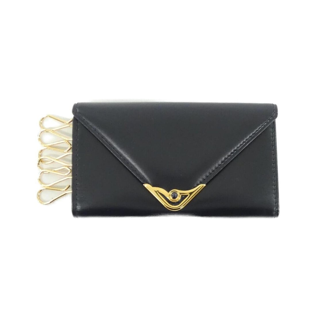 Cartier S DE CARTIER Key Case: --- Catalog ---Category: DesignType: KeycaseColor: NavyGender: Women,MenMaterial: Leather Category: GeneralBrand: CartierCategory: Physical PropertiesSize (HxWxD): 6cm x 11cm x 1cm / 2.36'' x 4.33'' x