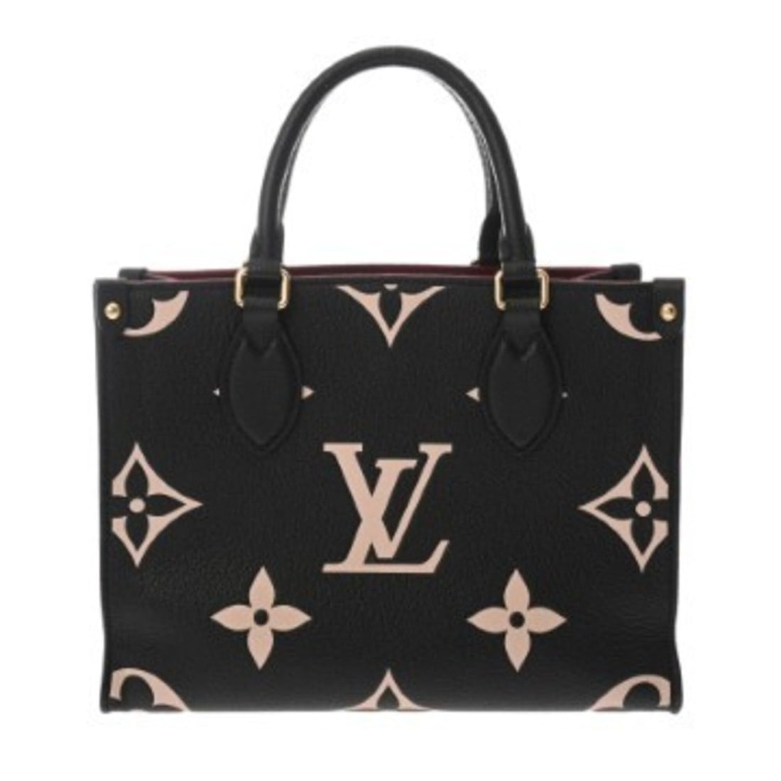 LOUIS VUITTON Louis Vuitton Monogram Empreinte OnTheGo PM 2WAY Black Beige M45659 Women's Leather: --- Catalog ---Category: SizeSize (HxWxD): 19cm x 25cm x 11cm / 7.48'' x 9.84'' x 4.33''Category: DesignType: HandbagColor: Beige, BlackGender: WomenMaterial: Leather Category: GeneralMPN: M45659Brand