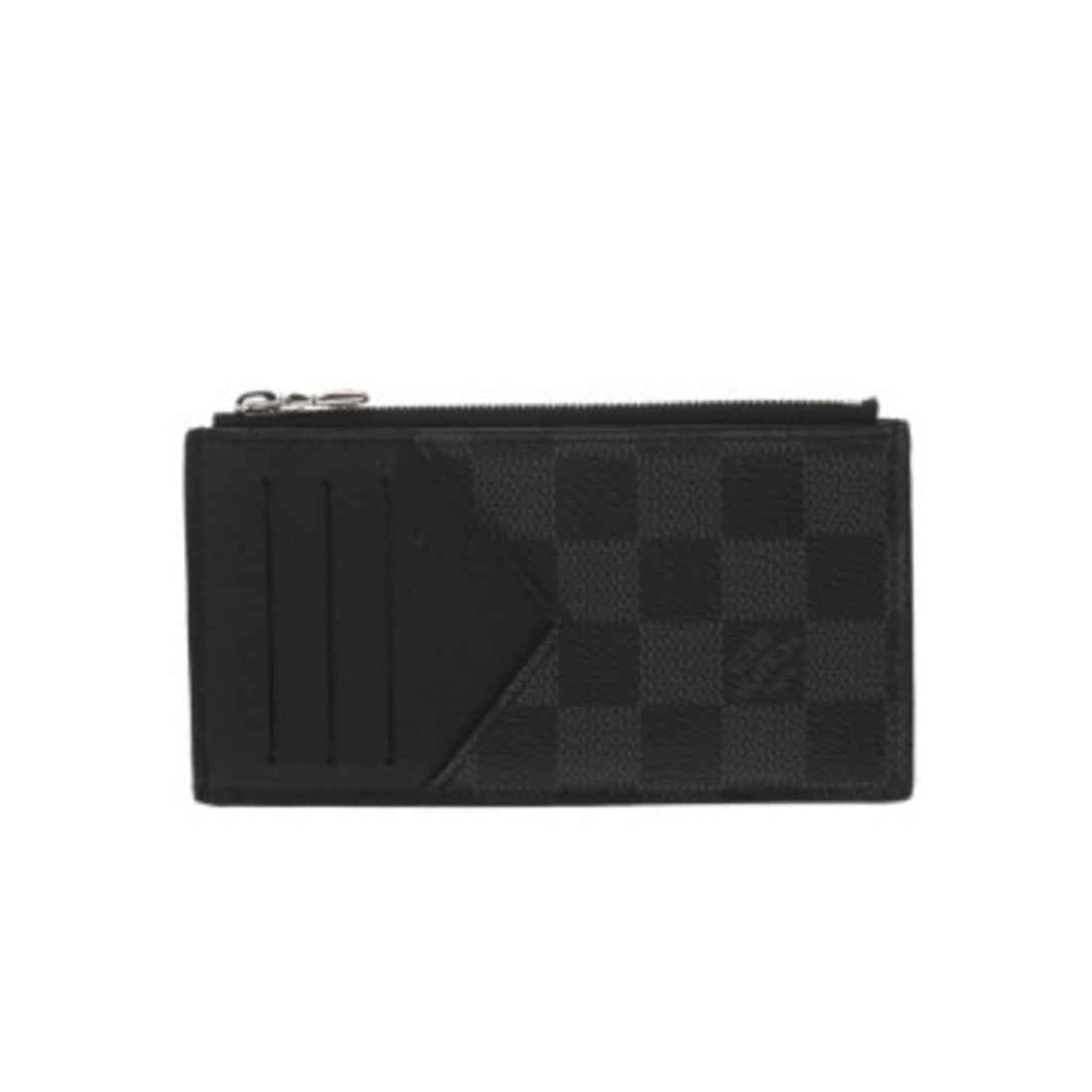 LOUIS VUITTON Damier Graphite Coin Card Holder Black Gray N64038 Men's Canvas Wallet/Coin Case A: --- Catalog ---Category: SizeSize (HxWxD): 8cm x 14.5cm / 3.14'' x 5.7''Category: DesignType: Coin purse/coin caseColor: Black, GrayGender: MenMaterial: Damier Graphite , Canvas Category: GeneralMPN: 
