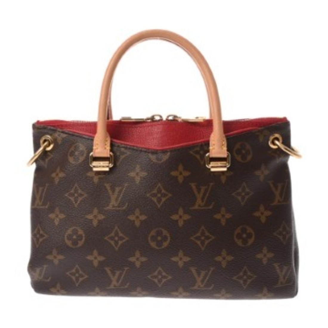 LOUIS VUITTON Louis Vuitton Monogram Pallas BB Cerise M41241 Women's Canvas Handbag AB Rank Used: --- Catalog ---Category: SizeSize (HxWxD): 18cm x 26cm x 8cm / 7.08'' x 10.23'' x 3.14''Category: DesignType: HandbagColor: Brown, CeriseGender: WomenMaterial: Monogram , Canvas Category: GeneralMPN: 
