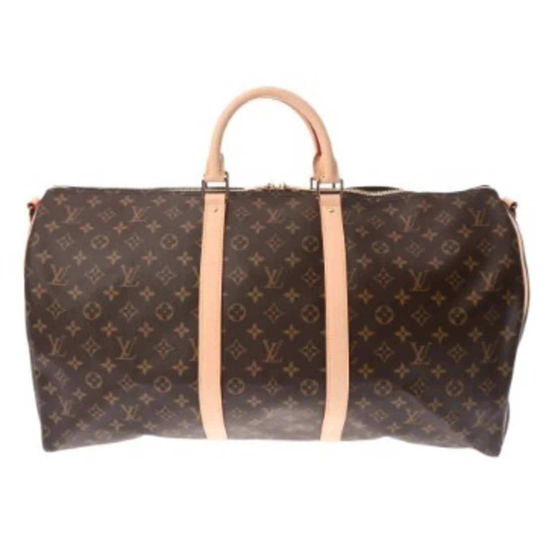 LOUIS VUITTON Louis Vuitton Monogram Keepall Bandoulière 55 Brown M41414 Men's Women's Canvas (1 of 11)