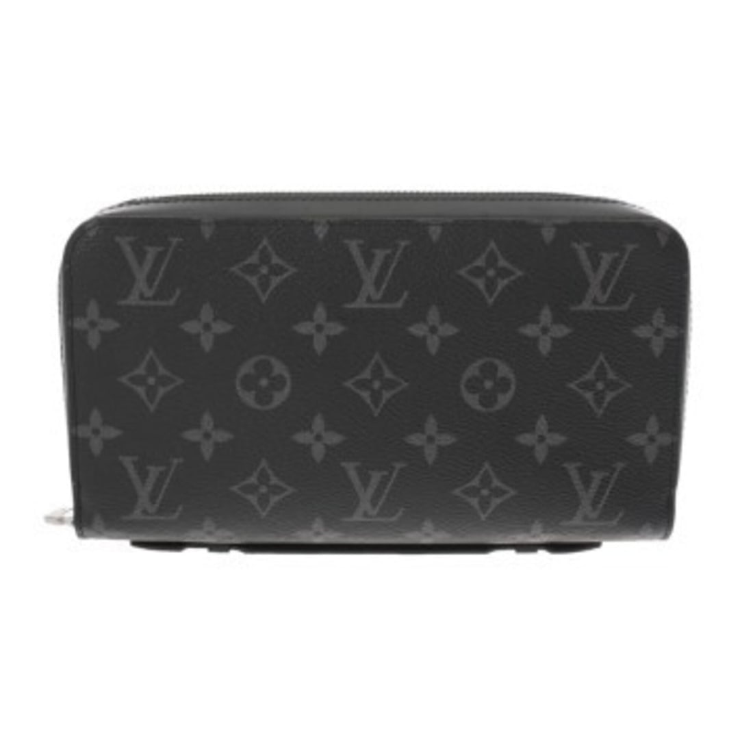 LOUIS VUITTON Louis Vuitton Monogram Eclipse Zippy XL Black Gray M61698 Men's Canvas Long Wallet B: --- Catalog ---Category: SizeSize (HxWxD): 12.5cm x 22cm x 4.5cm / 4.92'' x 8.66'' x 1.77''Category: DesignType: Long wallet (bi-fold)Color: Black, GrayGender: MenMaterial: Monogram Eclipse Category: 