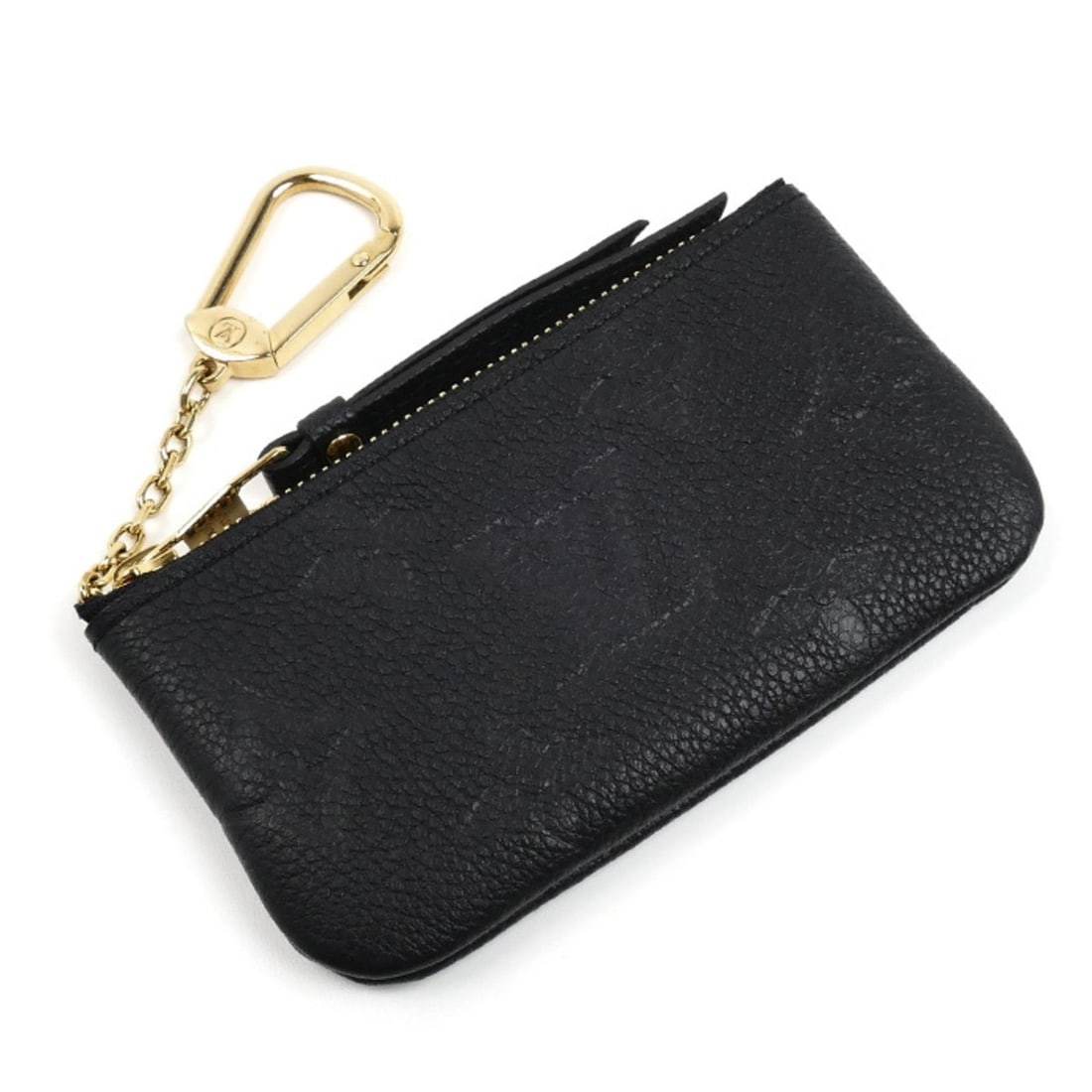 LOUIS VUITTON Louis Vuitton Pochette Clé Coin Purse/Coin Case Monogram Empreinte Black M80879: --- Catalog ---Category: SizeSize (HxWxD): 7cm x 12cm / 2.75'' x 4.72''Category: DesignType: Coin purse/coin caseColor: BlackGender: WomenMaterial: Monogram Empreinte Category: GeneralMPN: M80879Brand