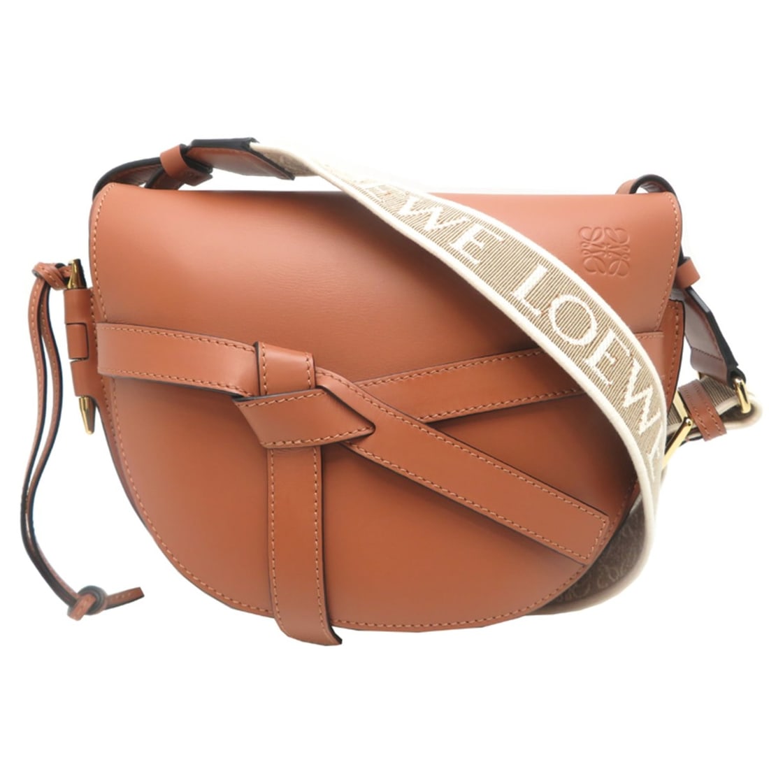 Loewe Gate Bag Small Women's Shoulder Calfskin Tan: --- Catalog ---Category: SizeSize (HxWxD): 19cm x 25cm x 11.5cm / 7.48'' x 9.84'' x 4.52''Category: DesignType: Shoulder bagGender: WomenMaterial: Leather Leather/Fur Type: CalfskinCategory: GeneralBr