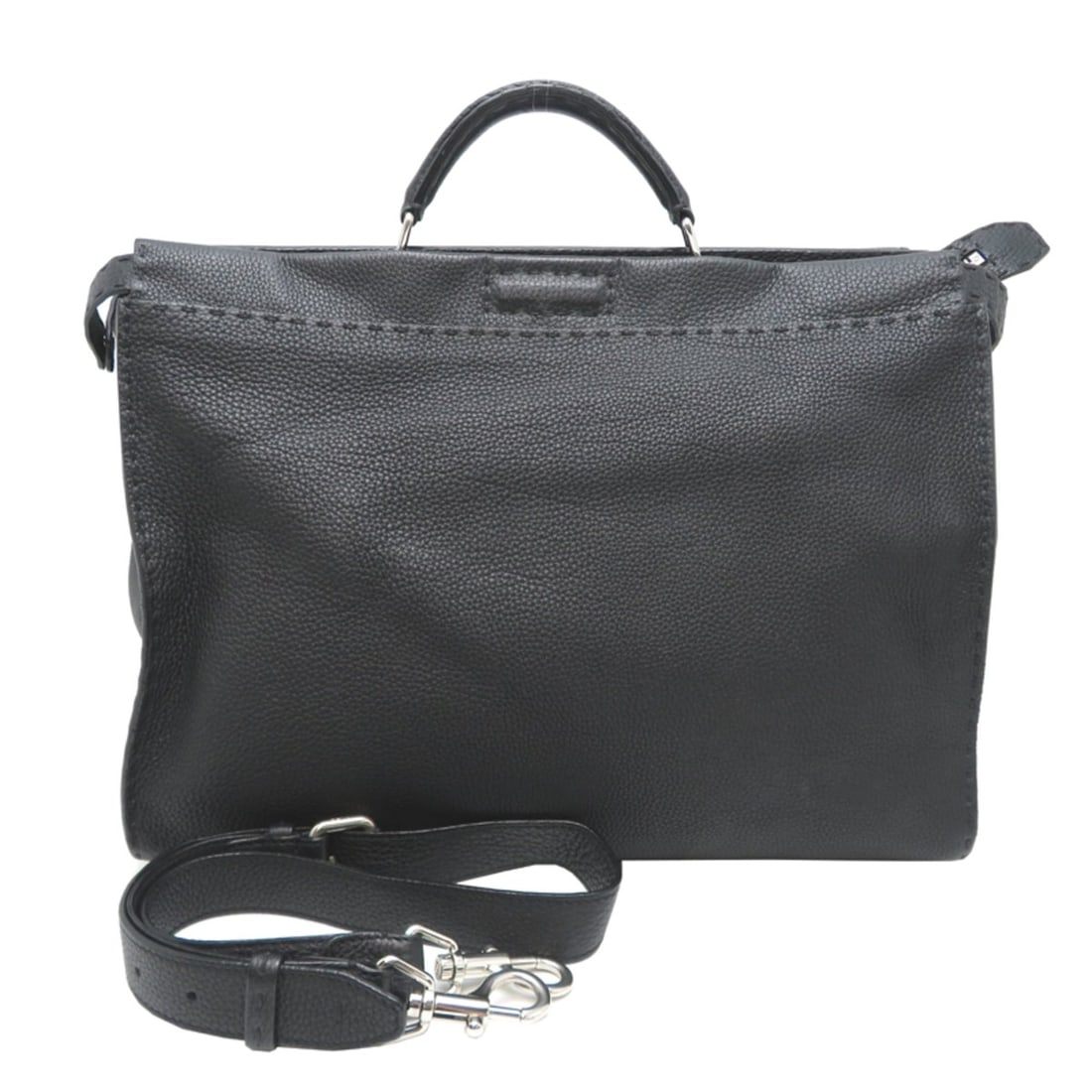 Fendi Peekaboo Fit Bugs Women's/Men's Business Bag 7VA388 Leather Black: --- Catalog ---Category: SizeSize (HxWxD): 29cm x 40cm x 13cm / 11.41'' x 15.74'' x 5.11''Category: DesignType: BriefcaseColor: BlackGender: Men,WomenMaterial: Leather Category: GeneralMPN: 7VA388Bran