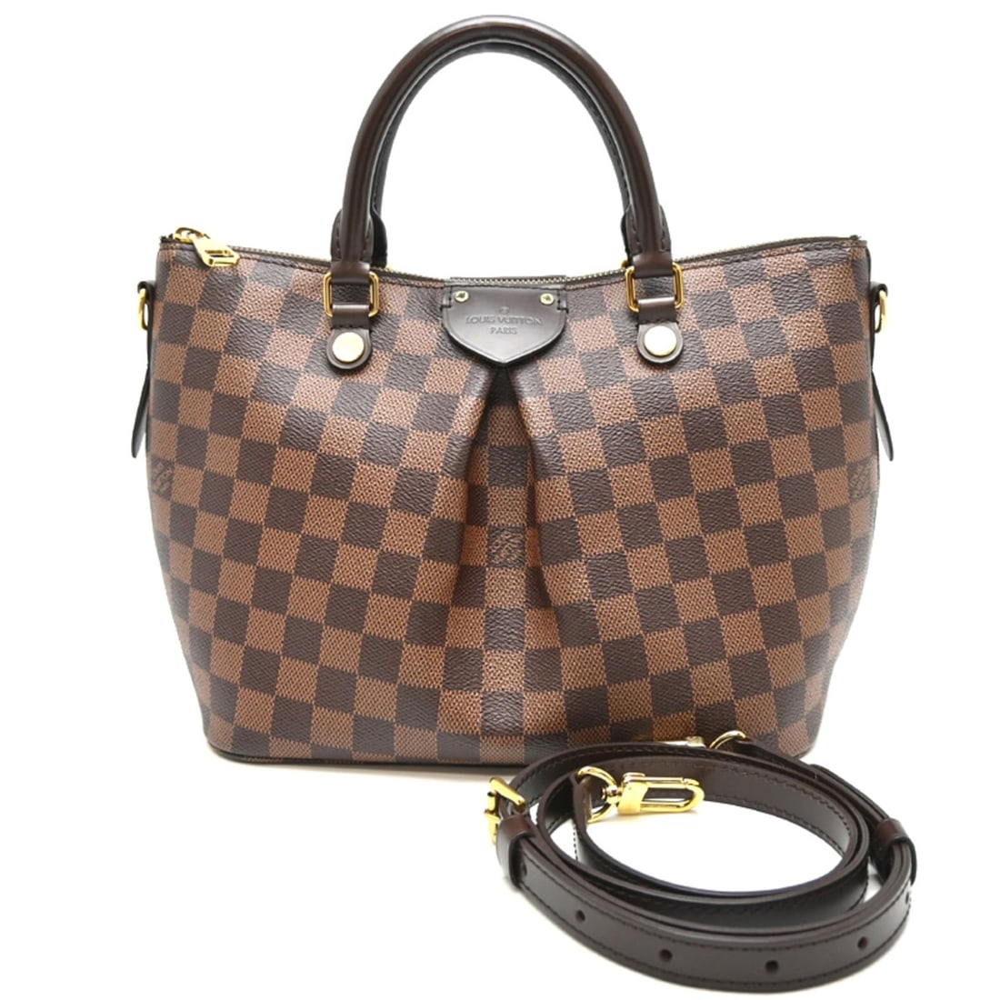 Louis Vuitton Siena PM Women's Handbag N41545 (Discontinued) Damier Brown (1 of 10)