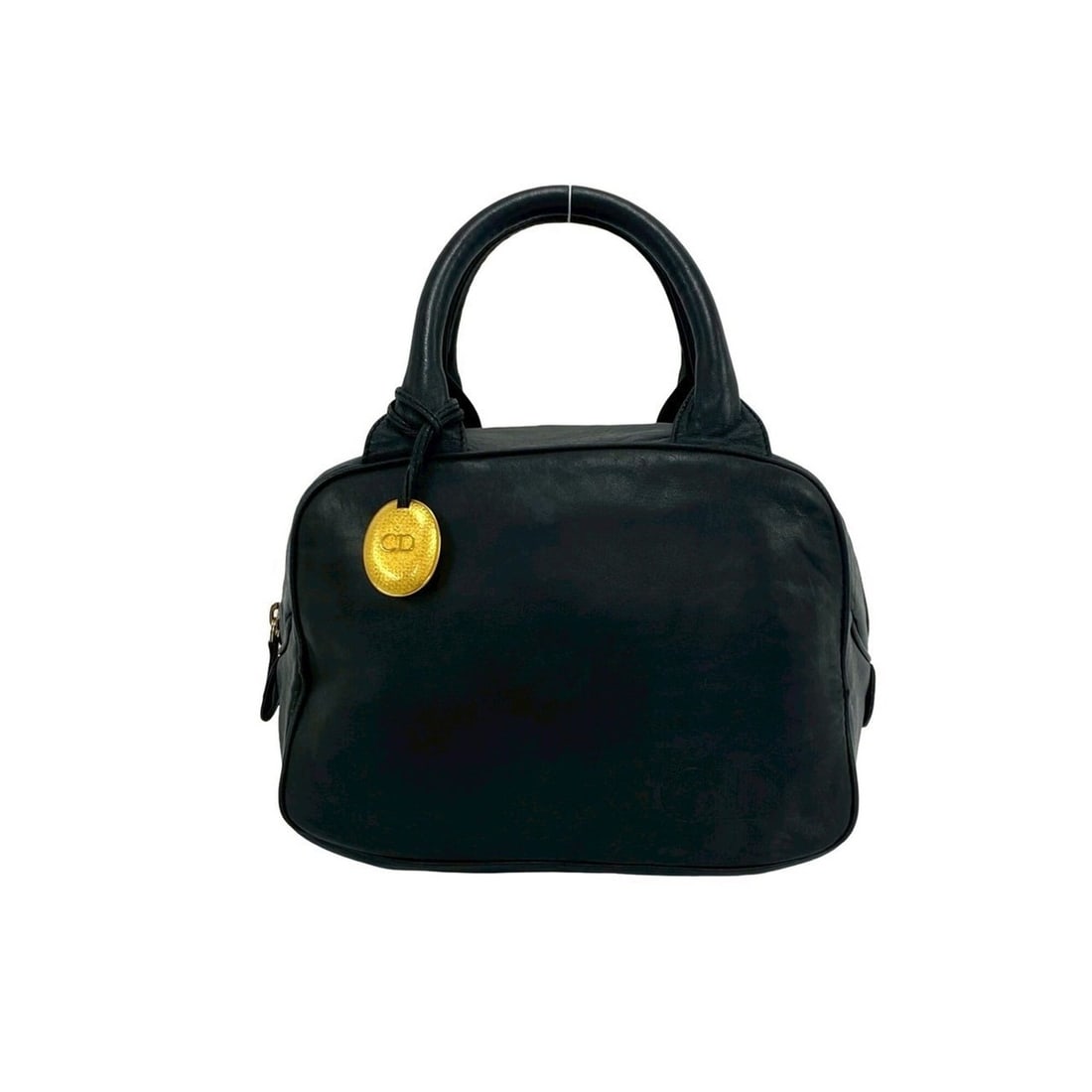 Christian Dior Vintage CD Logo Leather Handbag Mini Boston Bag Black 76723: --- Catalog ---Category: SizeSize (HxWxD): 17cm x 23cm x 14cm / 6.69'' x 9.05'' x 5.51''Category: DesignType: Boston bag, HandbagColor: BlackGender: WomenMaterial: Leather Category: GeneralBrand: Chri
