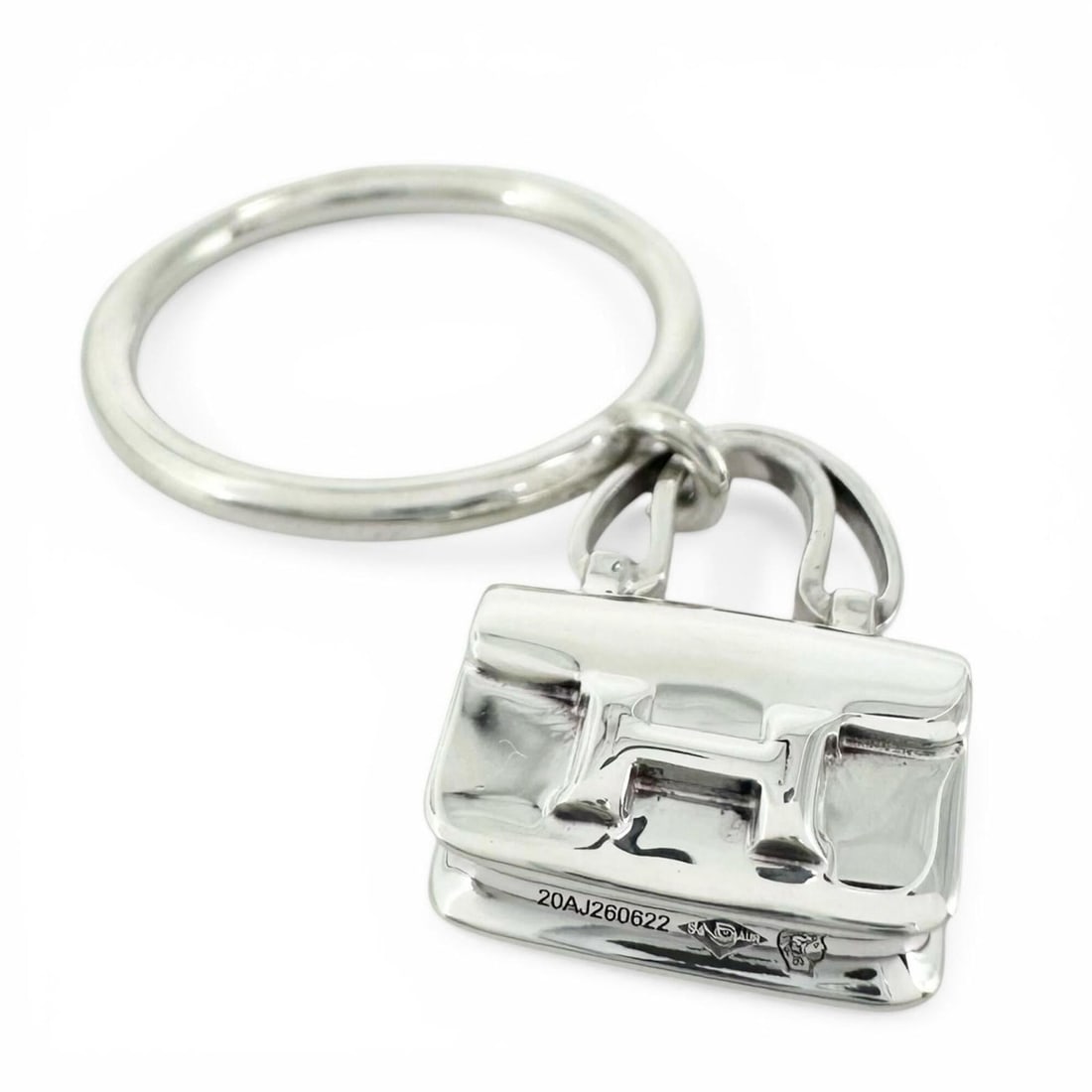 HERMES Amulette Constance Ring, AG925, 2020 model, Silver, Size 54, Made in France, Weight: 6.8g,: --- Catalog ---Category: SizeWidth: 2mm / 0.08''Weight: 6.8g / 0.23oz.US Size: 7Brand Size: 54Category: DesignType: Band ringColor: SilverGender: WomenMaterial: Silver 925Category: GeneralBrand: Herme