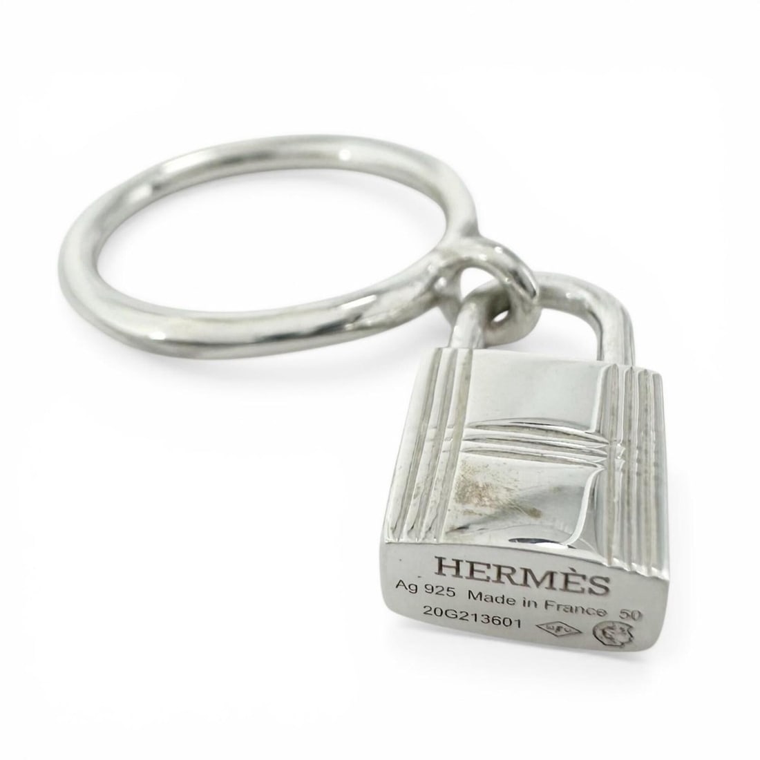 HERMES (Hermes) 2020 Amulette Cadena AG925 Ring, Silver 50, Made in France, Weight 5.5g, Women's: --- Catalog ---Category: SizeWidth: 3mm / 0.12''Weight: 5.5g / 0.19oz.US Size: 5.5Brand Size: 50Category: DesignType: Band ringColor: SilverGender: WomenMaterial: Silver 925Category: GeneralBrand: Her