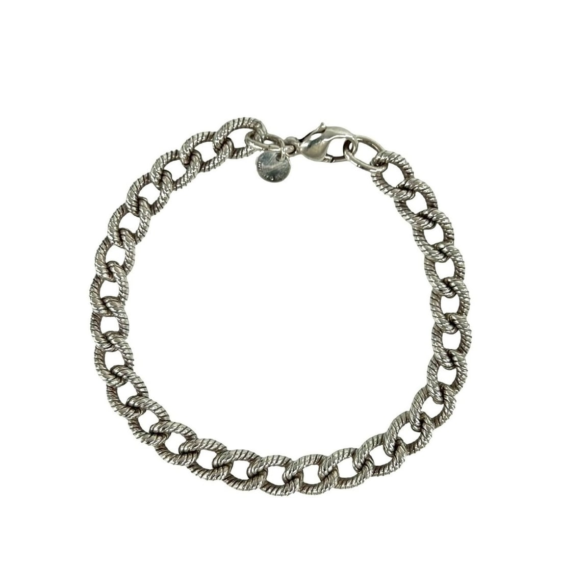 TIFFANY&Co. Tiffany Twist Rope Bracelet, Sterling Silver 925, Bangle, Accessory, Silver, 38901: --- Catalog ---Category: SizeLength: 19cm / 7.48''Category: DesignType: Charm braceletColor: SilverGender: WomenMaterial: Silver 925Category: GeneralBrand: Tiffany--- Item List ---Section: ConditionRa