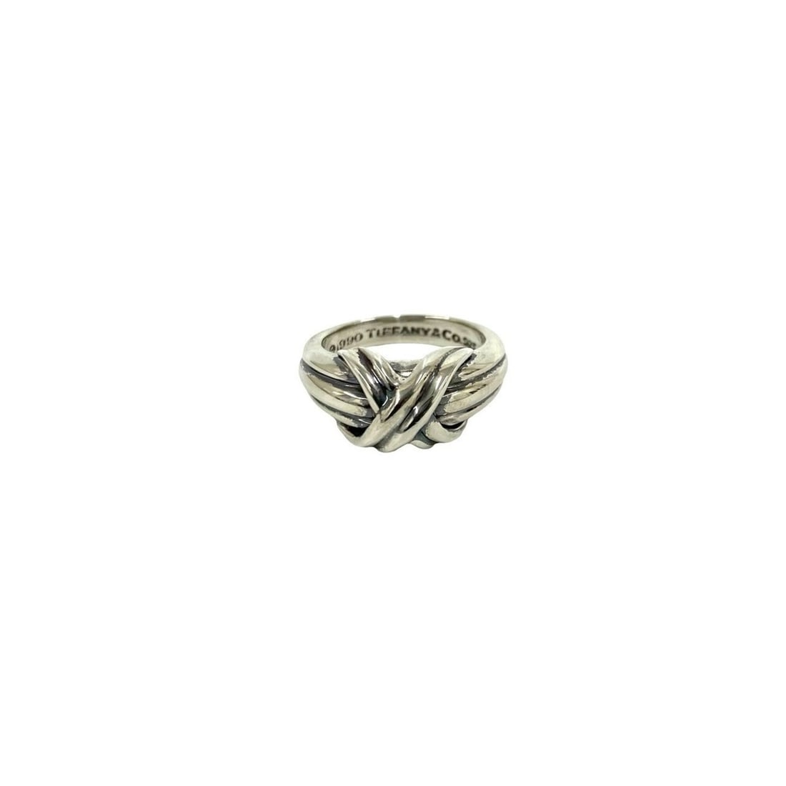 TIFFANY&Co. Tiffany Signature Ring, Sterling Silver 925, Women's Accessory, Item Number 35465: --- Catalog ---Category: SizeJP Size: 7US Size: 4Category: DesignType: Band ringColor: SilverGender: WomenMaterial: Silver 925Category: GeneralBrand: Tiffany--- Item List ---Section: ConditionRanking:
