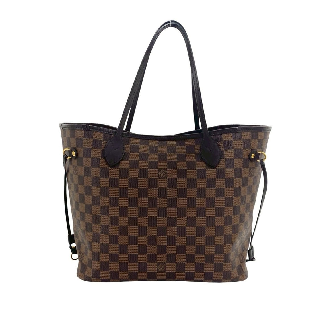 LOUIS VUITTON Neverfull MM Damier Leather Tote Bag/Handbag, Brown, 29442: --- Catalog ---Category: SizeSize (HxWxD): 29cm x 31cm x 16cm / 11.41'' x 12.2'' x 6.29''Category: DesignType: Handbag, Pouch, Tote bagColor: BrownGender: WomenMaterial: PVC , Leather Category: Genera