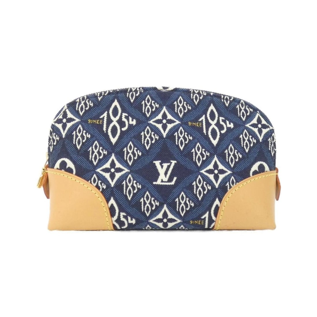 Louis Vuitton SINCE1854 Pochette Cosmetic M80307 Handbag Pouch: --- Catalog ---Category: SizeSize (HxWxD): 12cm x 19cm x 6cm / 4.72'' x 7.48'' x 2.36''Category: DesignType: Pochette, PouchColor: BlueGender: Women,MenMaterial: Jacquard Category: GeneralBrand: