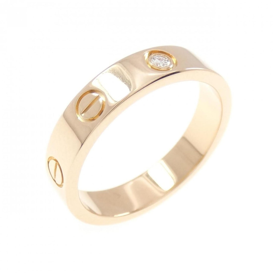 Cartier Mini Love Ring: --- Catalog ---Category: SizeUS Size: 6Brand Size: 51Category: DesignType: Band ringGender: WomenMaterial: Pink gold (18K)Category: GeneralBrand: Cartier--- Item List ---Section: ConditionRanking: Ran