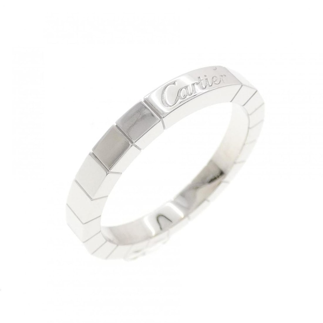 Cartier Lanieres Ring: --- Catalog ---Category: SizeJP Size: 18.5US Size: 9Category: DesignColor: SilverGender: Women,MenMaterial: White goldCategory: GeneralMPN: B4045000Brand: Cartier--- Item List ---Section: