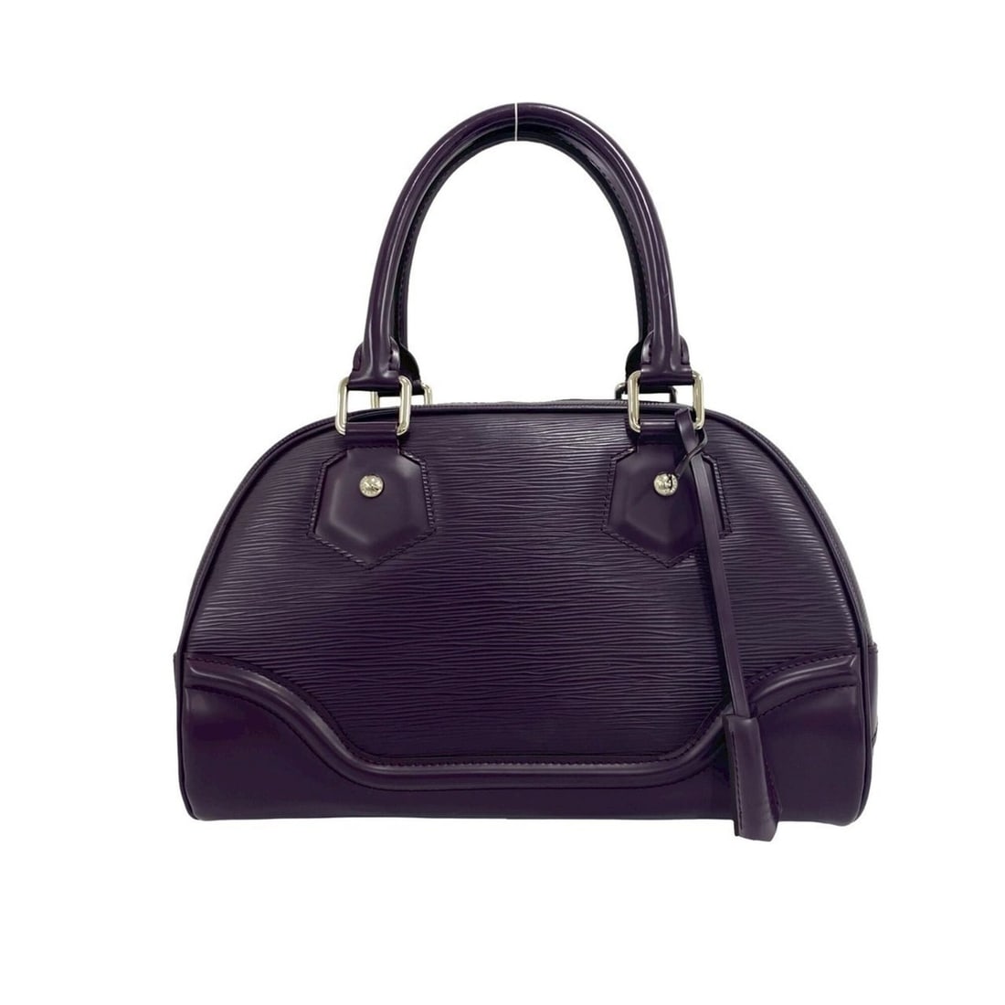 LOUIS VUITTON Bowling Montaigne PM Epi Leather Purple Handbag 74569: --- Catalog ---Category: SizeSize (HxWxD): 21cm x 32.5cm x 17.5cm / 8.26'' x 12.79'' x 6.88''Category: DesignType: HandbagColor: PurpleGender: WomenMaterial: Leather Category: GeneralBrand: Louis Vuit