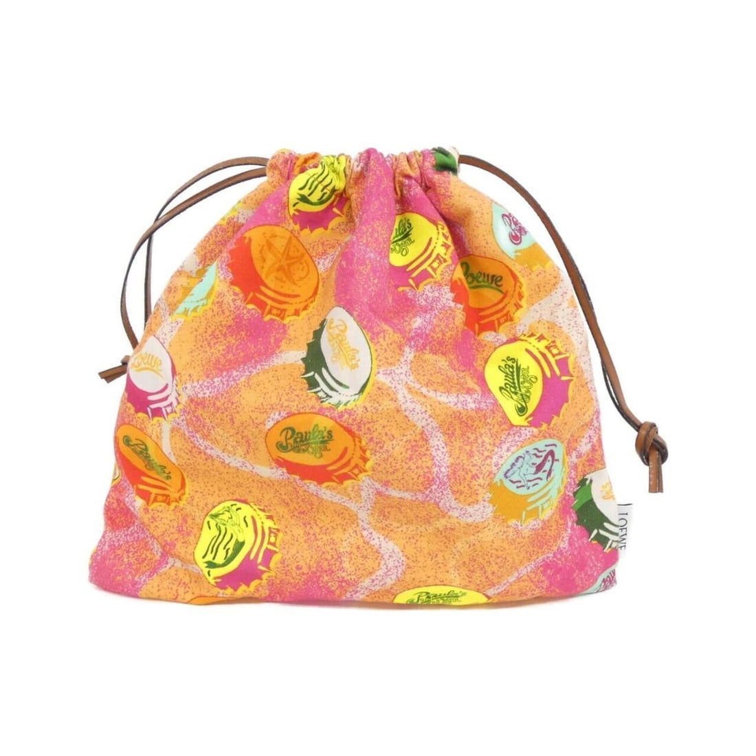 Loewe C822057X12 Handbag Pouch: --- Catalog ---Category: SizeSize (HxWxD): 29cm x 29cm / 11.41'' x 11.41''Category: DesignType: PouchColor: OrangeGender: WomenMaterial: Canvas , Leather Category: GeneralBrand: Loewe--- Item List