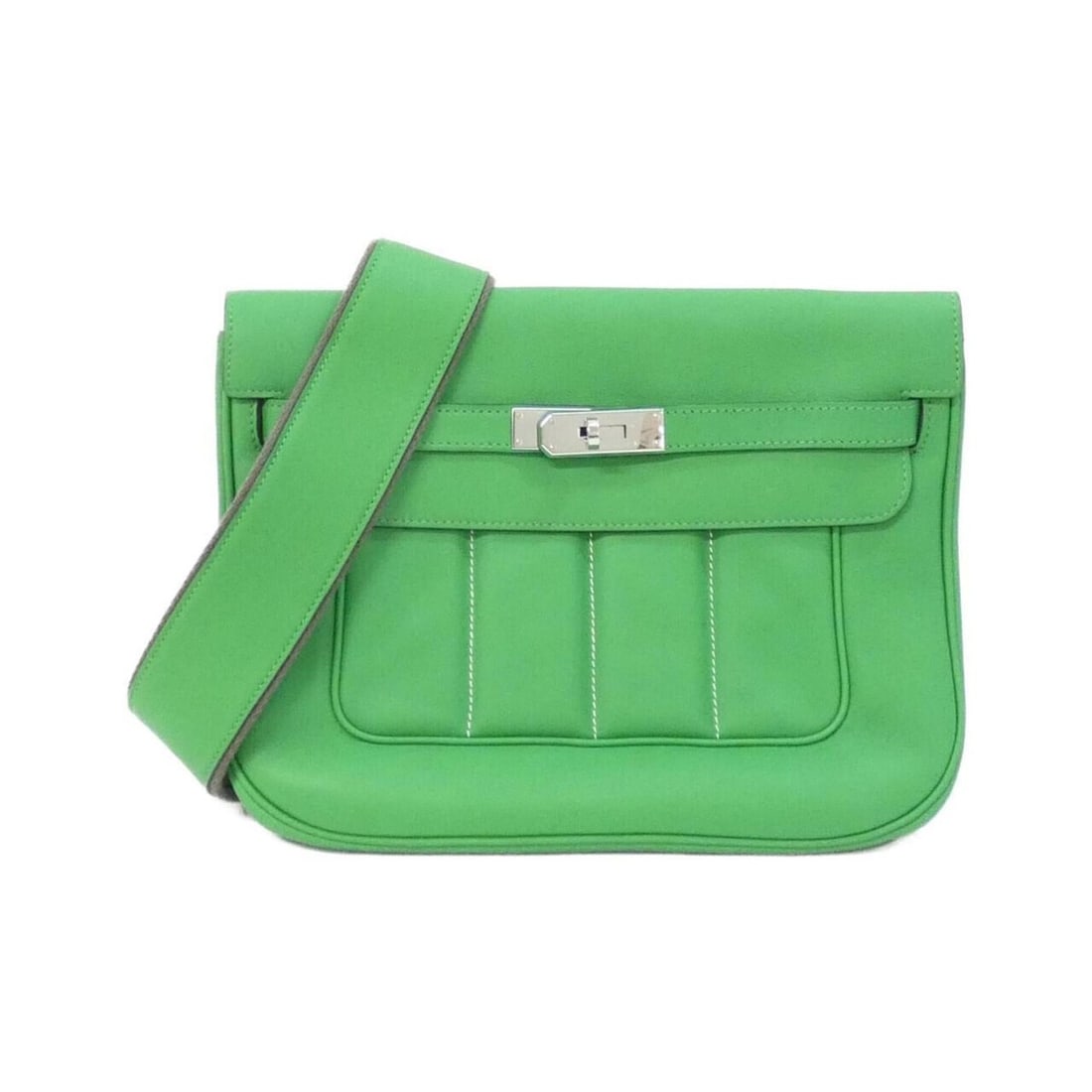 Hermes Berlinne 28cm Shoulder Bag: --- Catalog ---Category: SizeSize (HxWxD): 22cm x 28cm x 8cm / 8.66'' x 11.02'' x 3.14''Category: DesignType: Shoulder bagColor: Bambou, GreenGender: Women,MenMaterial: Swift leather Hardware Color: