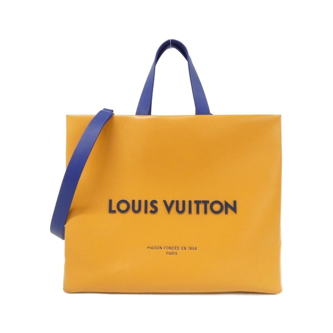 Louis Vuitton Shopper Tote MM M24457 Handbag: --- Catalog ---Category: SizeSize (HxWxD): 32cm x 40cm x 16cm / 12.59'' x 15.74'' x 6.29''Category: DesignType: Handbag, Tote bagColor: Saffron, YellowGender: Women,MenMaterial: Leather Hardware
