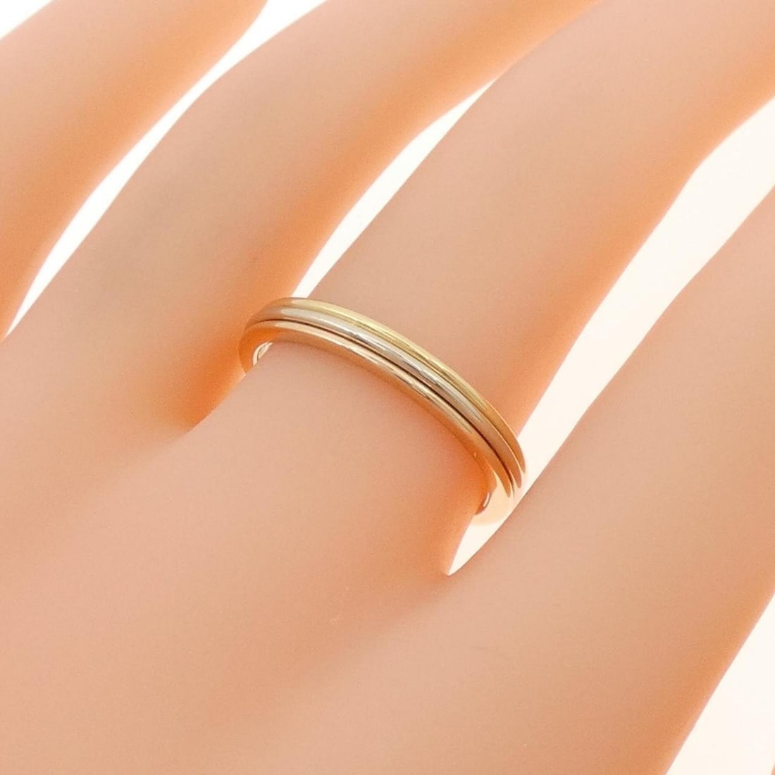 Cartier Three Gold Wedding Ring - 4