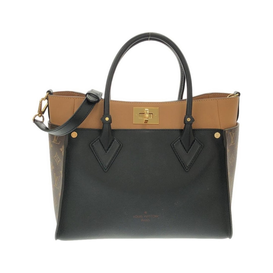 Louis Vuitton Monogram On My Side MM M53823 Handbag: --- Catalog ---Category: SizeWeight: 1.04kg / 2.29lb.Size (HxWxD): 26.5cm x 34cm x 12.5cm / 10.43'' x 13.38'' x 4.92''Strap Length: 94cm - 104cm / 37'' - 40.94''Handle Length: 40.5cm /