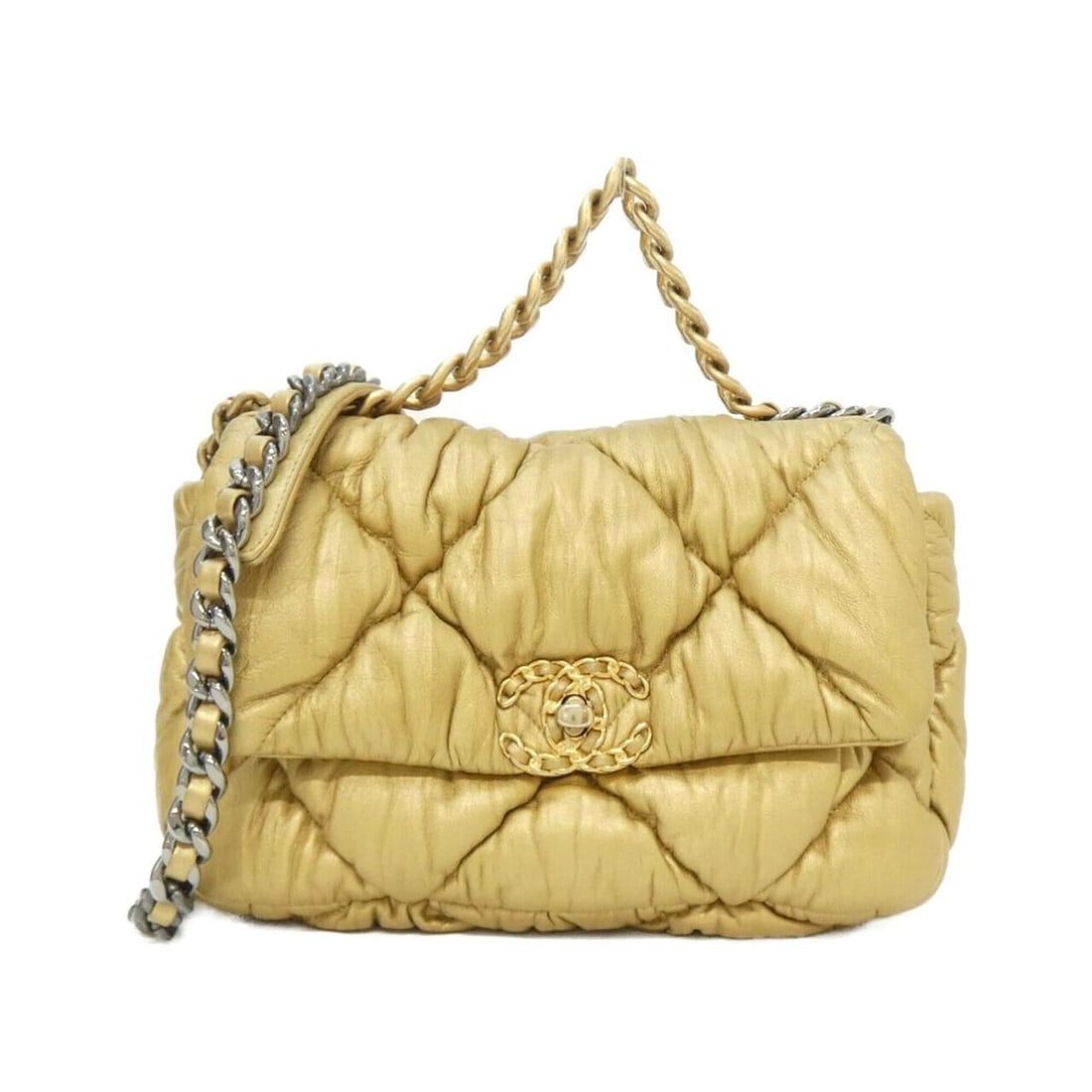 Chanel 19 line AS1160 shoulder bag: --- Catalog ---Category: SizeWeight: 830g / 1.82lb.Size (HxWxD): 17cm x 26cm x 8cm / 6.69'' x 10.23'' x 3.14''Strap Length: 105cm / 41.33''Handle Length: 23cm / 9.05''Category: DesignType: Shoulder