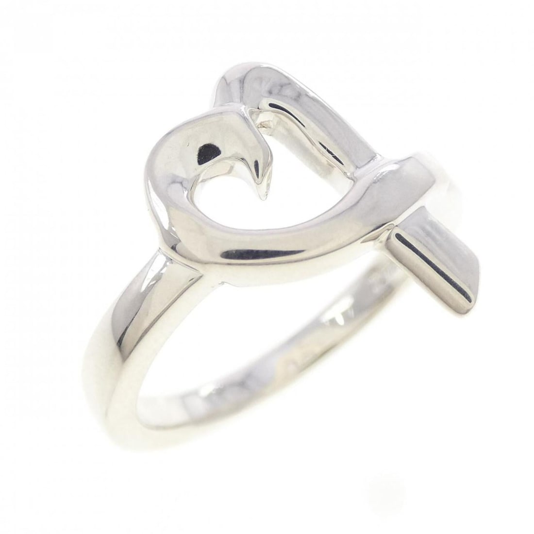 Tiffany Loving Heart Ring: --- Catalog ---Category: SizeJP Size: 14US Size: 7Category: DesignType: Band ringGender: WomenMaterial: Silver 925Category: GeneralBrand: Tiffany--- Item List ---Section: ConditionRanking: Rank SA Use