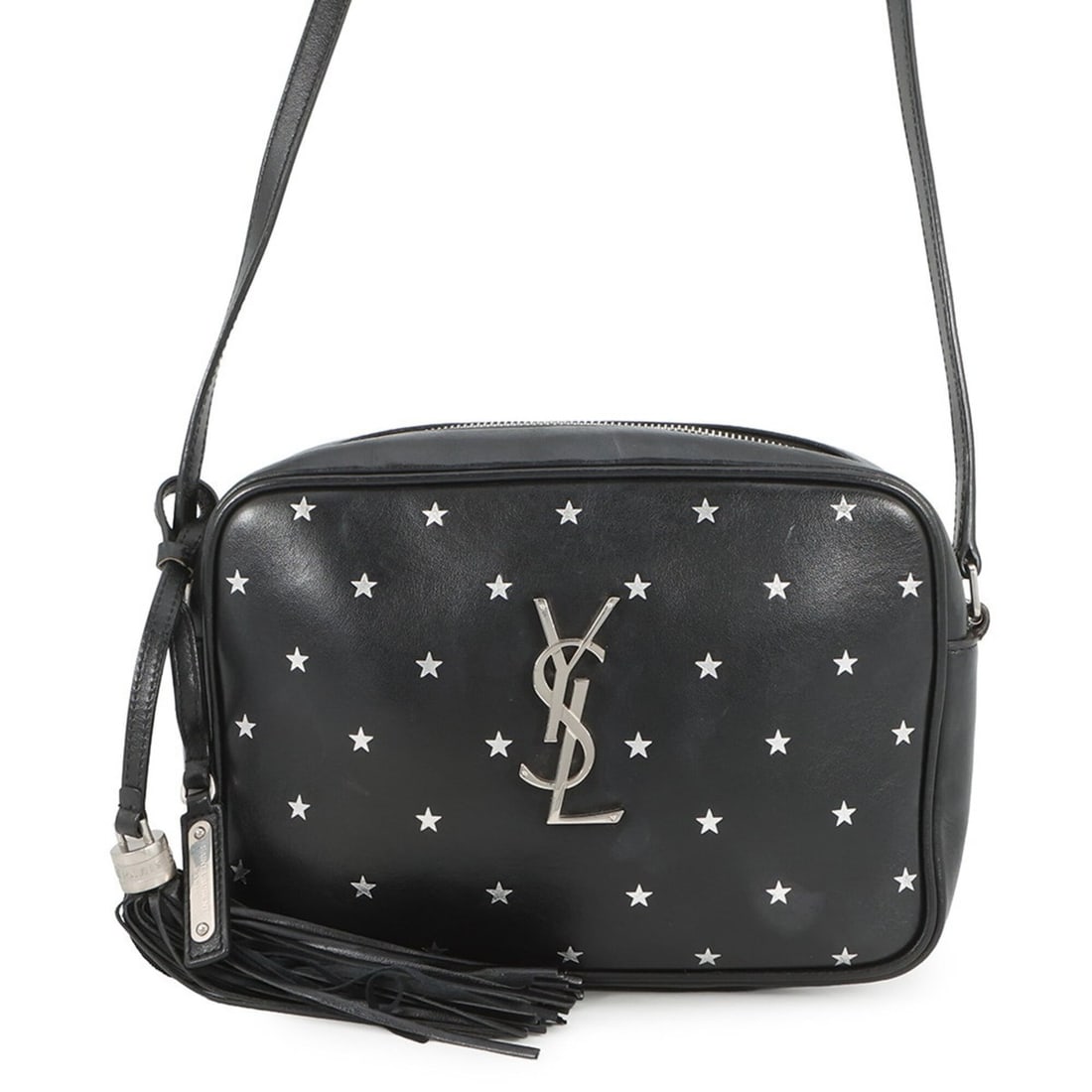 Yves Saint Laurent Saint Laurent Paris shoulder bag, Star Lou camera leather, 574494, SAINT LAURENT: --- Catalog ---Category: SizeSize (HxWxD): 16cm x 22cm x 5.5cm / 6.29'' x 8.66'' x 2.16''Category: DesignType: Handbag, Shoulder bagColor: BlackGender: WomenMaterial: Leather Category: GeneralMPN: