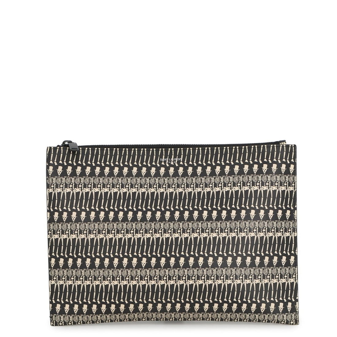 Yves Saint Laurent Saint Laurent Paris Clutch Bag Skull Print Tablet Case 397294 SAINT LAURENT PARIS: --- Catalog ---Category: SizeSize (HxWxD): 20.5cm x 29cm / 8.07'' x 11.41''Category: DesignType: Clutch bag, HandbagColor: Beige, BlackGender: MenMaterial: Leather Category: GeneralMPN: