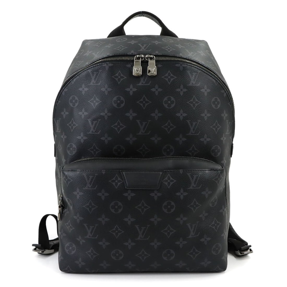 Louis Vuitton Monogram Eclipse Discovery Backpack, Black, M43186, RFID, Silver Hardware. (1 of 15)