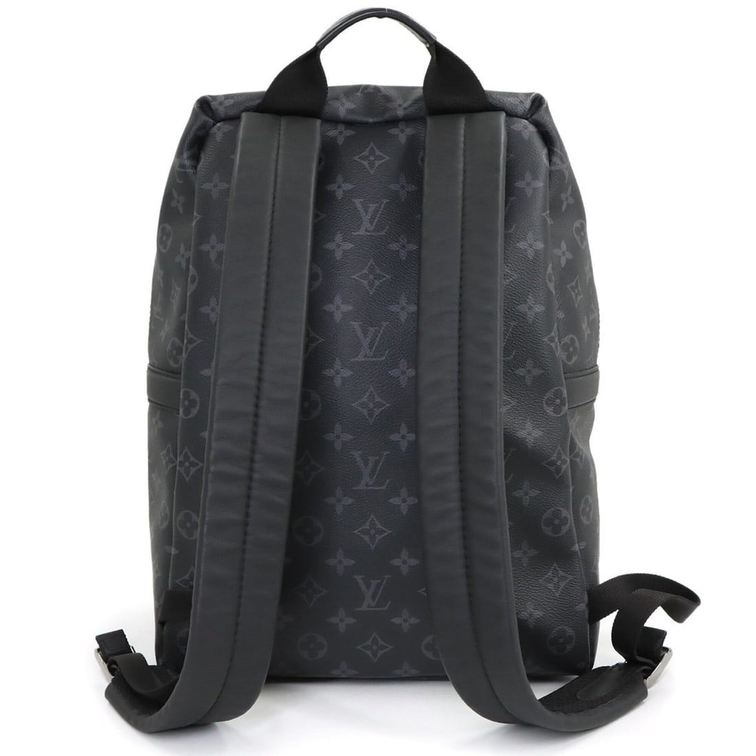 Louis Vuitton Monogram Eclipse Discovery Backpack, Black, M43186, RFID, Silver Hardware. - 2