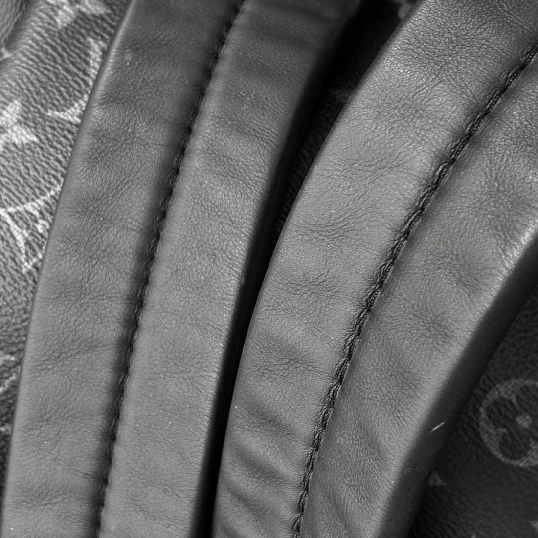 Louis Vuitton Monogram Eclipse Discovery Backpack, Black, M43186, RFID, Silver Hardware. - 9