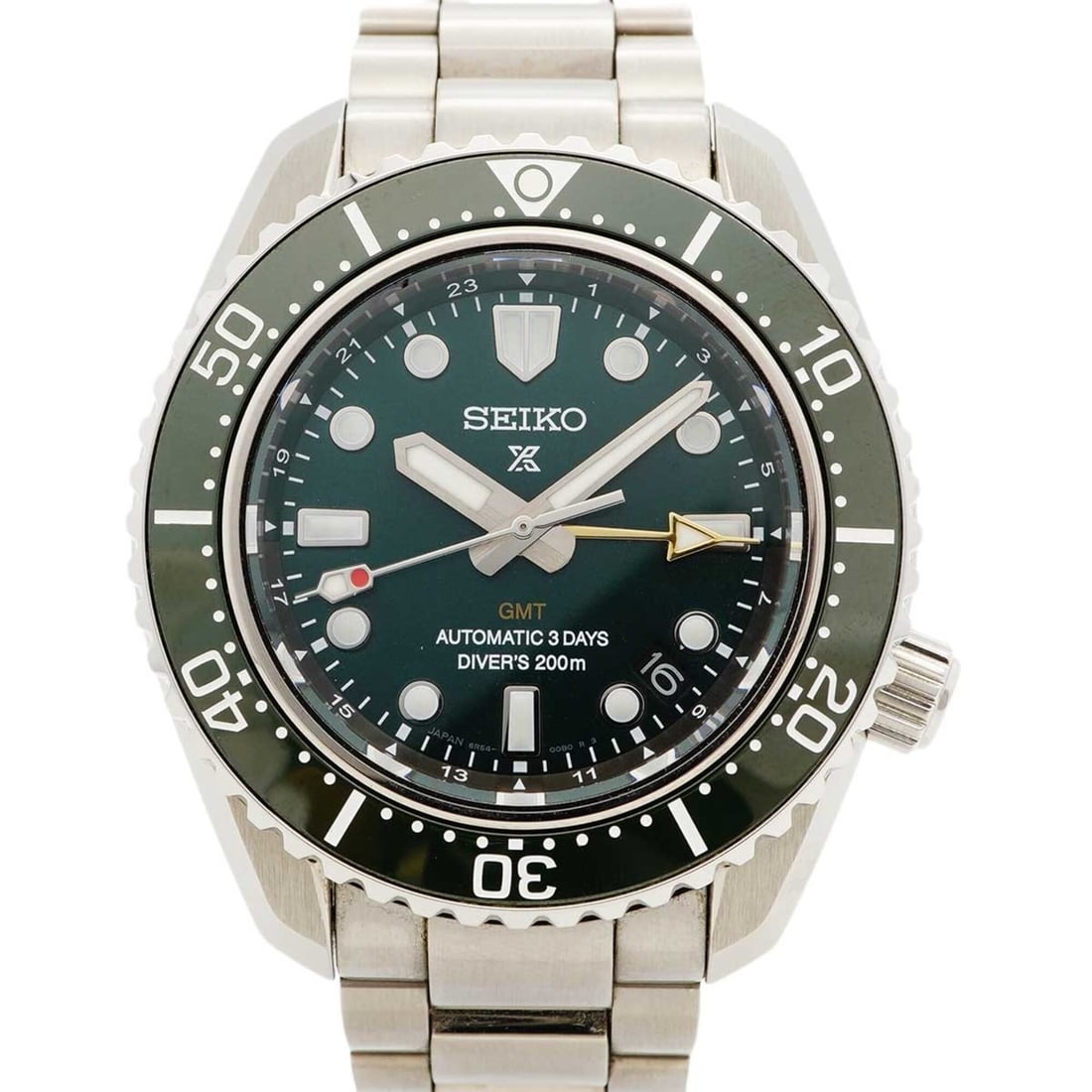 Seiko Prospex SBEJ009 6R54-00D0 Green Dial Men's Watch: --- Catalog ---Category: SizeWrist Size: 16cm / 6.29''Case Diameter: 42mm / 1.65''Category: DesignType: WristwatchGender: MenColor (Dial): GreenMaterial (Band): Stainless steelCategory: GeneralMPN: SB