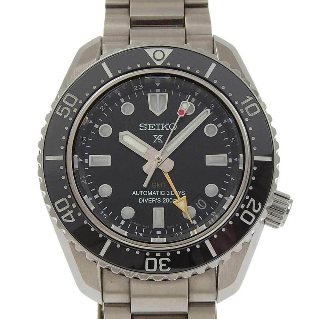 Seiko Prospex Divers Watch 6R54-00D0 cal.6R54A SBEJ011 Stainless Steel Made in Japan Automatic: --- Catalog ---Category: SizeWrist Size: 19cm / 7.48''Case Diameter: 42mm / 1.65''Category: DesignType: WristwatchGender: MenColor (Dial): BlackMaterial (Band): Stainless steelMaterial (Case): Stainle