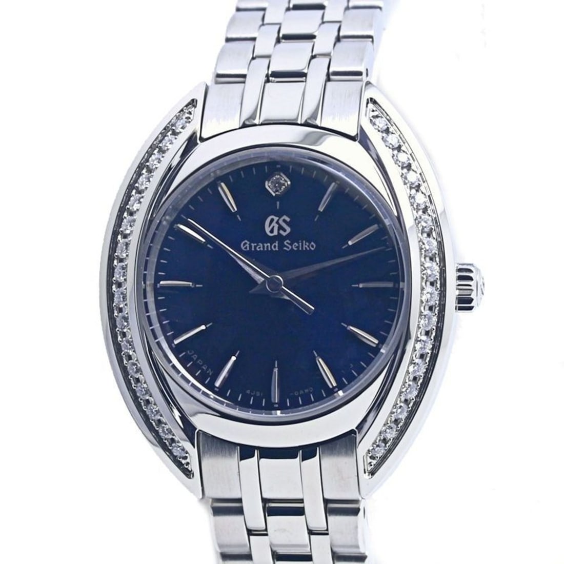 SEIKO Grand Seiko Heritage Collection STGF347 4J51-0AR0 Diamond Bezel Women's Stainless Steel Watch: --- Catalog ---Category: SizeWrist Size: 18cm / 7.08''Case Diameter: 27mm / 1.06''Category: DesignType: WristwatchGender: WomenColor (Dial): PurpleMaterial (Band): Stainless steelMaterial (Case): Stai