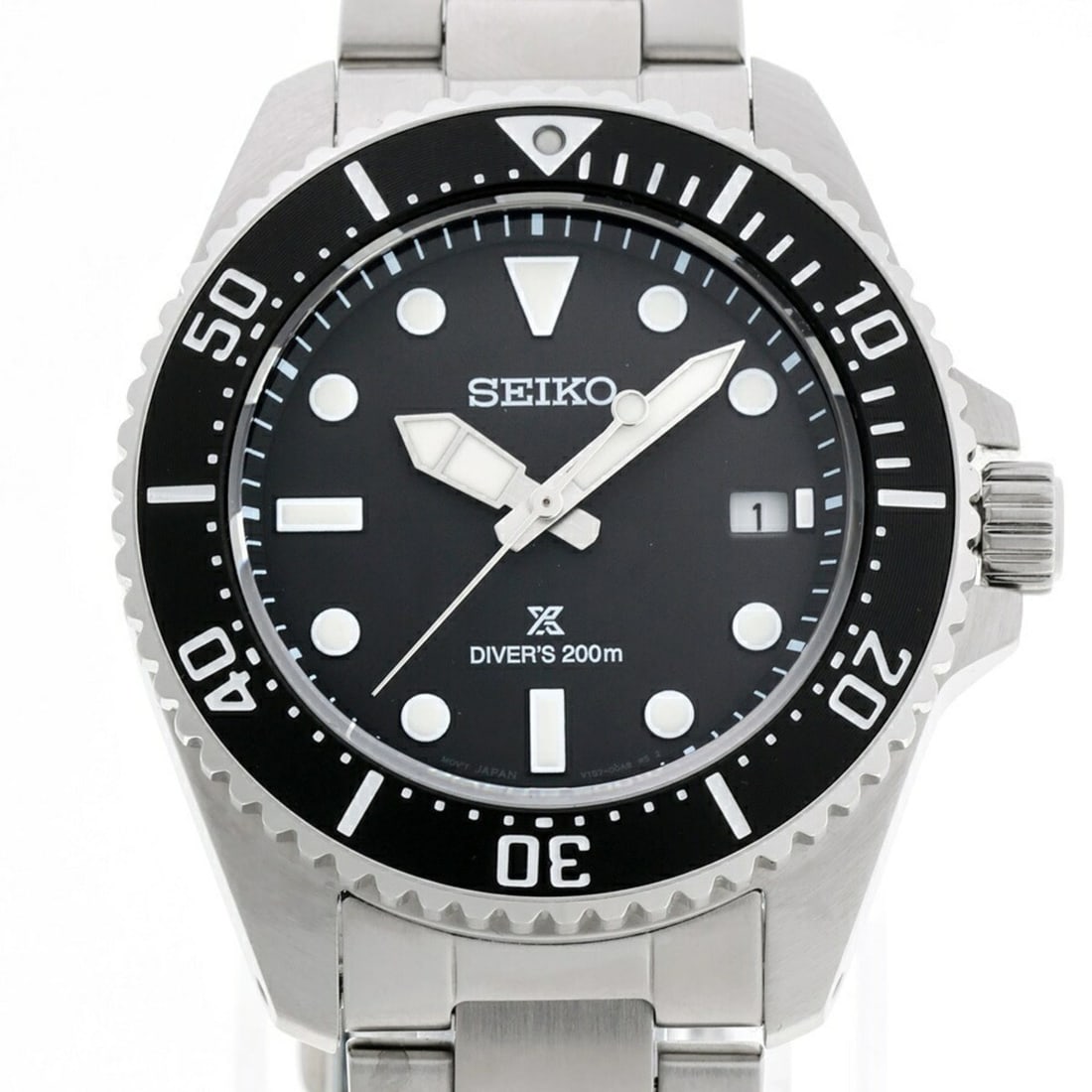 Seiko SEIKO Prospex Diver Scuba SBDJ063 V157-00A0 Quartz Solar Watch A-159471: --- Catalog ---Category: SizeWrist Size: 20.5cm / 8.07''Case Diameter: 41mm / 1.61''Category: DesignType: WristwatchGender: MenColor (Dial): BlackMaterial (Band): Stainless steelMaterial (Case): Stain