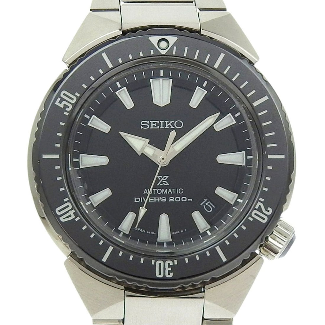 Seiko Prospex Diver's Watch, 200m, Date, 6R15 03G0 SBDC039, Black Dial, Stainless Steel, Automatic,: --- Catalog ---Category: SizeWrist Size: 17cm / 6.69''Case Diameter: 45mm / 1.77''Category: DesignType: WristwatchGender: MenColor (Dial): BlackMaterial (Band): Stainless steelMaterial (Case): Stainle