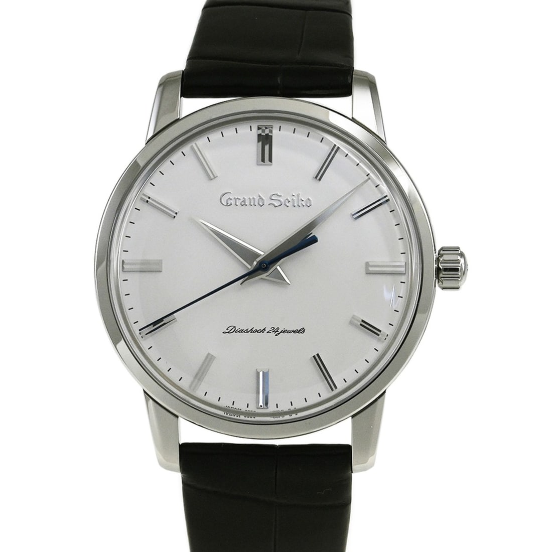SEIKO Grand Seiko 9S Mechanical Watch First Generation Limited Collection 2017 Reproduction Design: --- Catalog ---Category: SizeWrist Size: 19cm / 7.48''Case Diameter: 38mm / 1.5''Case Thickness: 11.5mm / 0.45''Category: DesignType: WristwatchGender: MenColor (Dial): WhiteMaterial (Band): LeatherMa